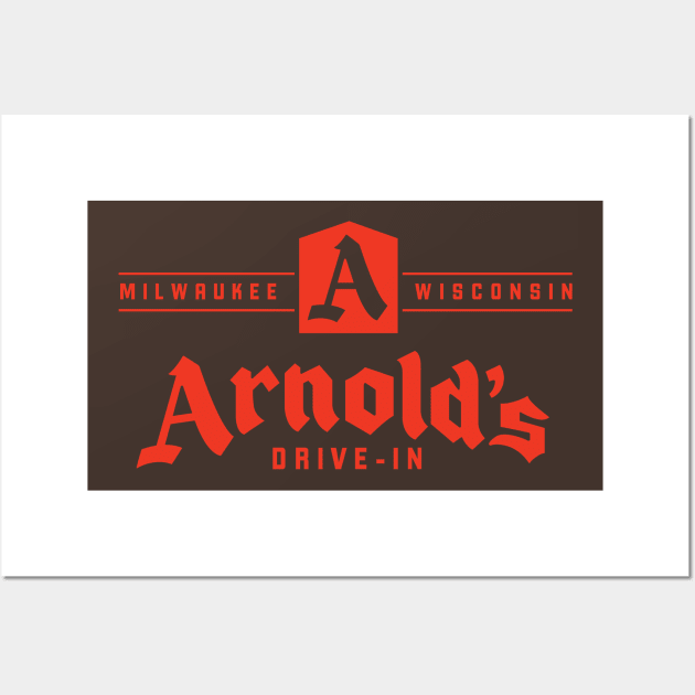 Arnold's Drive-In Wall Art by MindsparkCreative